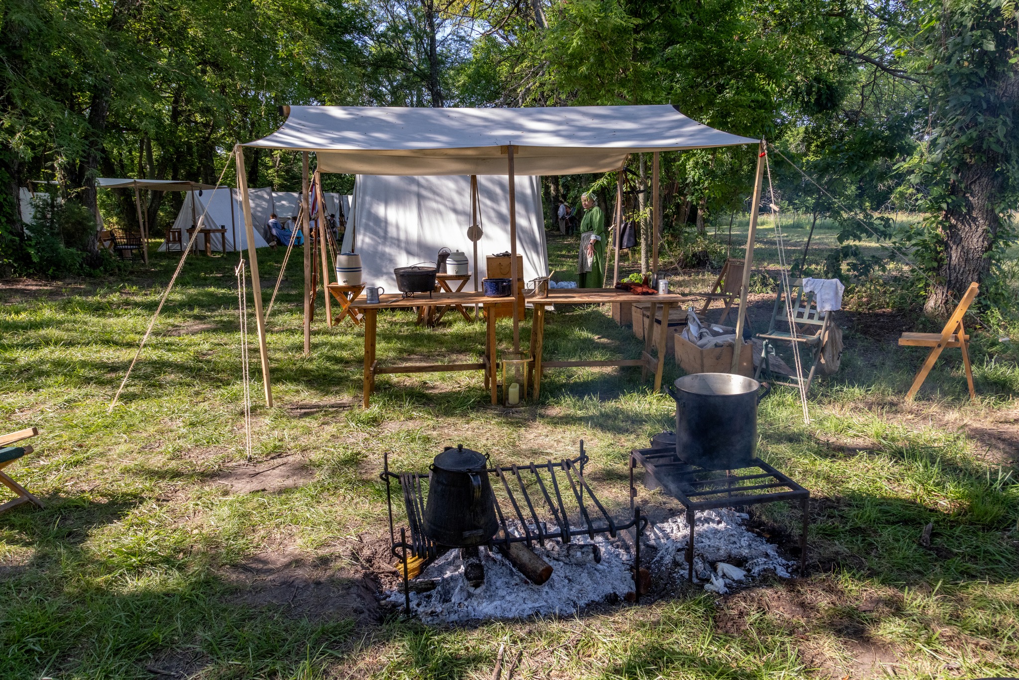 Period camp cooking